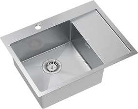 Lavello in acciaio RUSSEL 116 BRUSH NICKEL