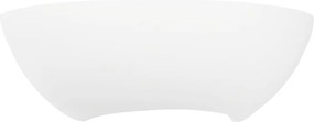Applique da Parete E14 Curva Moderna in Gesso Pitturabile