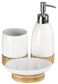 Set di accessori da bagno in pietra bianca Earth - Premier Housewares