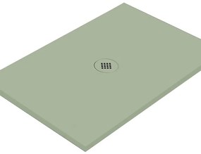 Piatto doccia in ceramica extra slim verde L 170 x L 80 cm