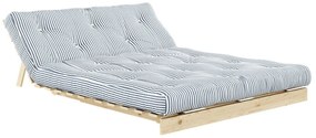 Divano letto bianco/azzurro 140 cm Roots - Karup Design