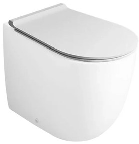 Copriwater originale serie Vignoni Simas bianco con chiusura soft-close