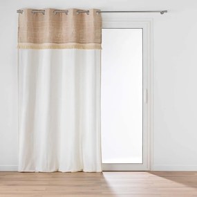 Tenda bianca/marrone in misto iuta 140x240 cm Cirrus – douceur d'intérieur
