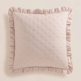 Federa romantica Molly in rosa cipria 45 x 45 cm