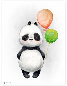 Panda con i palloncini per la camera dei bambini | Inspio
