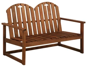 Set da pranzo da giardino 4 pz in legno massello di acacia