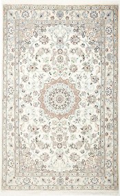 Nain Tappeto 210x130 Beige (Iran) Annodato A Mano