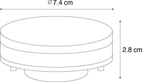 Set di 3 lampadine LED dimmerabili Smart GX53 9W 806LM 2700K-6500K incl. Zigbee Smart Hub