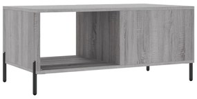 Tavolino da Salotto Grigio Sonoma 90x50x40 cm Legno Multistrato