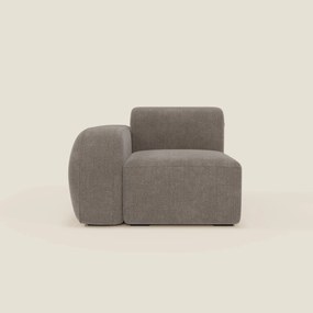 BonBon modulo terminale 105 cm sinistro o destro - tessuto smacchiabile T23 talpa