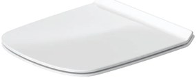 Copriwater Durastyle rettangolare originale per serie sanitari DURAVIT in duroplast bianco