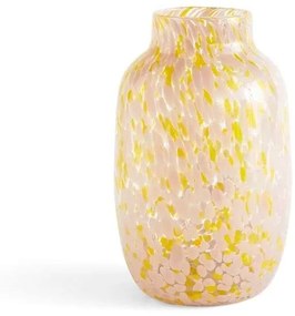 HAY - Splash Vase Round Large Light Pink/Yellow Hay