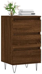 Credenza rovere marrone 40x35x70 cm in legno multistrato