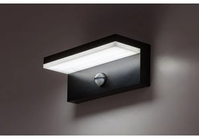 Rabalux 77115-Applique da esterno con sensore ZARAGOZA LED/9W/230V IP54 nero