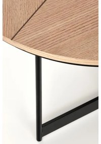 Tavolino KARIDA 41x80 cm beige/nero