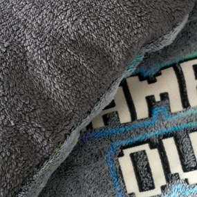 Biancheria da letto per bambini con effetto luminoso per letto singolo in micro felpa 135x200 cm Game Over - Catherine Lansfield