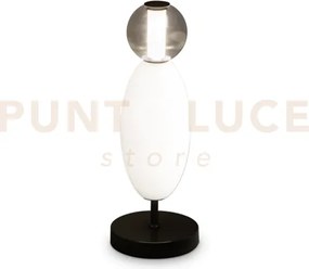 Lumiere lampada da tavolo led 3000k 18w 2250lm in metallo e vetro