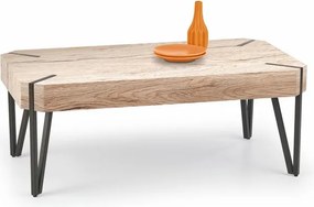 Tavolino da caffè Emily in rovere - L 110 x L 60 x H 42 cm