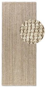 Runner in juta crema 80x200 cm Bouclé - Hanse Home