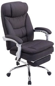 Poltrona Ufficio Xl Troy Stoff: Eleganza E Comfort Per Persone Di Corporatura Grande / Schwarz