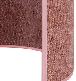 Euluna applique Celine, rosa, tessuto di ciniglia, altezza 24 cm