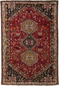 Shiraz Tappeto persiano 270x180 Rosso (Iran) Annodato A Mano
