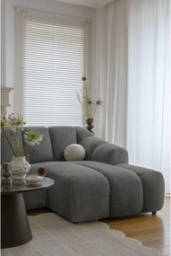 Divano angolare grigio (con penisola a sinistra/a U) Shell – Miuform