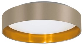 Plafoniera Contemporanea Maserlo 2 Policarbonato Bianco Led Integrato 20W