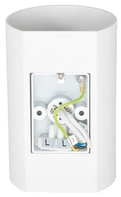 Applique da parete rotonda di design bianca - Sabbir