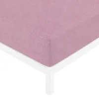 Lenzuolo con angoli matrimoniale melange malva