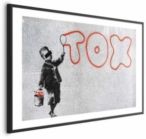 Poster - Toxic Cornice nera con margine 42x29.7