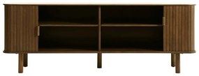 Tavolo TV marrone in rovere 56x160 cm Cavo - Unique Furniture