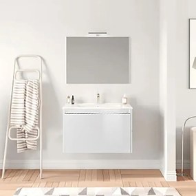 Mobile sottolavabo e lavabo Cielo per vasca centrale bianco opaco L 60 cm
