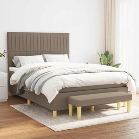 Giroletto A Molle Con Materasso Tortora 140x190 Cm İn Tessuto /