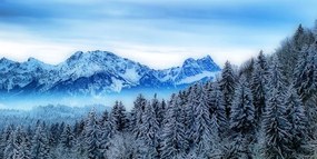 Quadro su tela – Montagne congelate