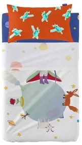 Set di Lenzuola HappyFriday LE PETIT PRINCE Multicolore Culla Neonato 2 Pezzi