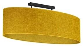 Duolla - Lampadario a plafone OVAL 2xE27/15W/230V marrone