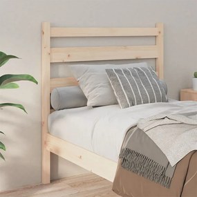 Testiera per letto 81x4x100 cm in legno massello di pino