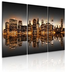 Quadro  NYC magica  Colore Nero, Dimensioni e Misure 120x80