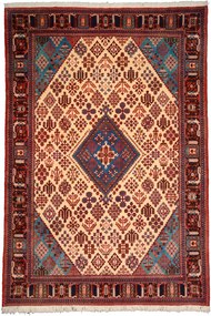 Meimeh Tappeto 220 x 320 Beige (Iran) Annodato A Mano