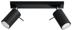 Sollux SL.0092 - Faretto RING 2 2xGU10/10W/230V nero