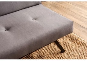 Divano letto 2 posti BAKU grigio
