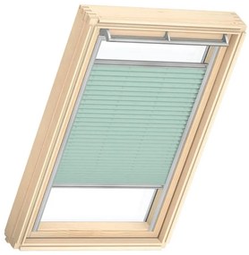 Tenda plissettata per finestra da tetto filtrante VELUX FHLB041281S L 47 x H 98 cm verde menta