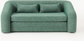 Divano letto 2 posti in bouclé Eliot