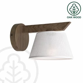 Brilagi - Lampada da parete LED ANTHONY 1xE14/40W/230V noce/bianco