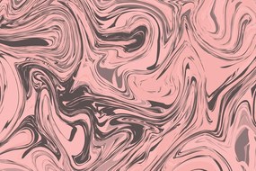 Carta da parati – Motivo astratto in tonalità rosa antico