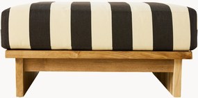 Sgabello da giardino in legno di teak Stracciatella