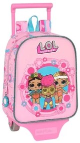 Trolley per la Scuola LOL Surprise! Glow girl Rosa (22 x 27 x 10 cm)