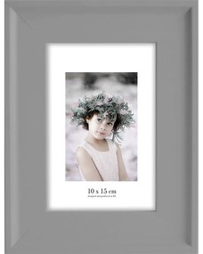 Cornice grigia da appendere, 17 x 22 cm Malaga - Styler