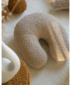 Cuscino per divano da bambini marrone chiaro con rivestimento in bouclé U – Wigiwama